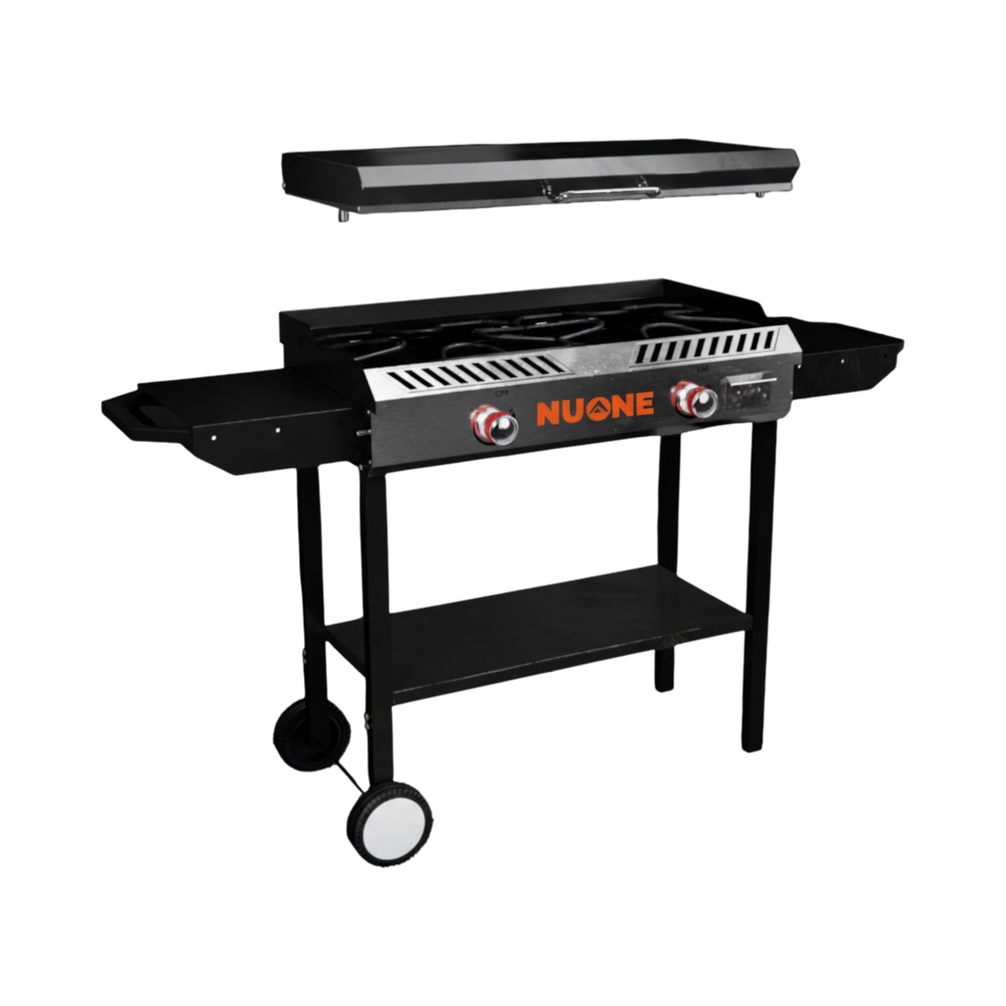 High Pressure Double Burner with Griddle